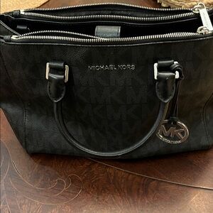 Michael Kors Black Satchel Bag